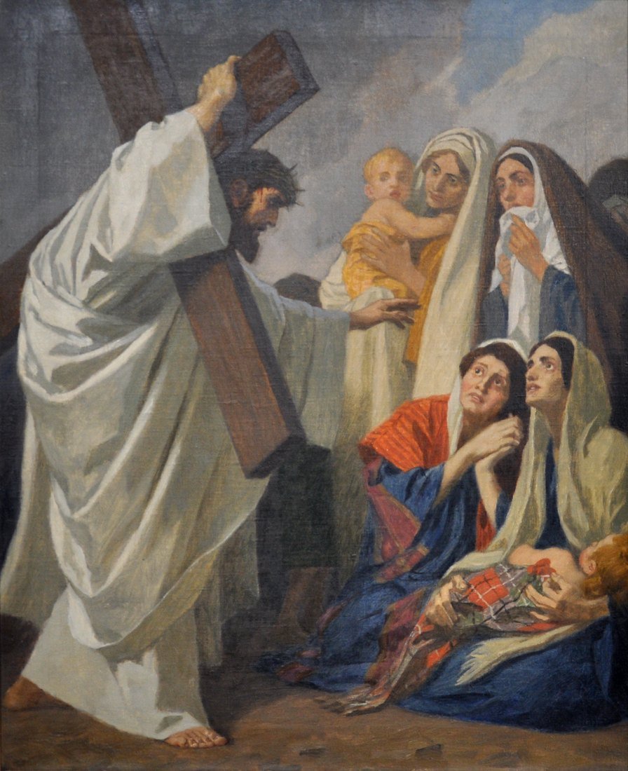 Jesus meets the women of Jerusalem