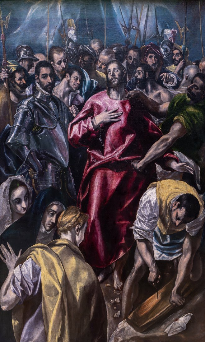Jesus is stripped of his garments