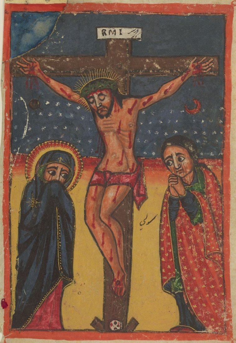 Jesus dies on the cross